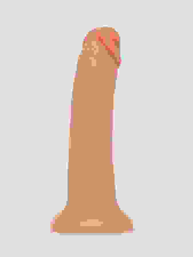 Lovehoney Realistic Silicone Suction Cup Dildo 6 Inch Flesh Tan, Flesh Tan, hi-res